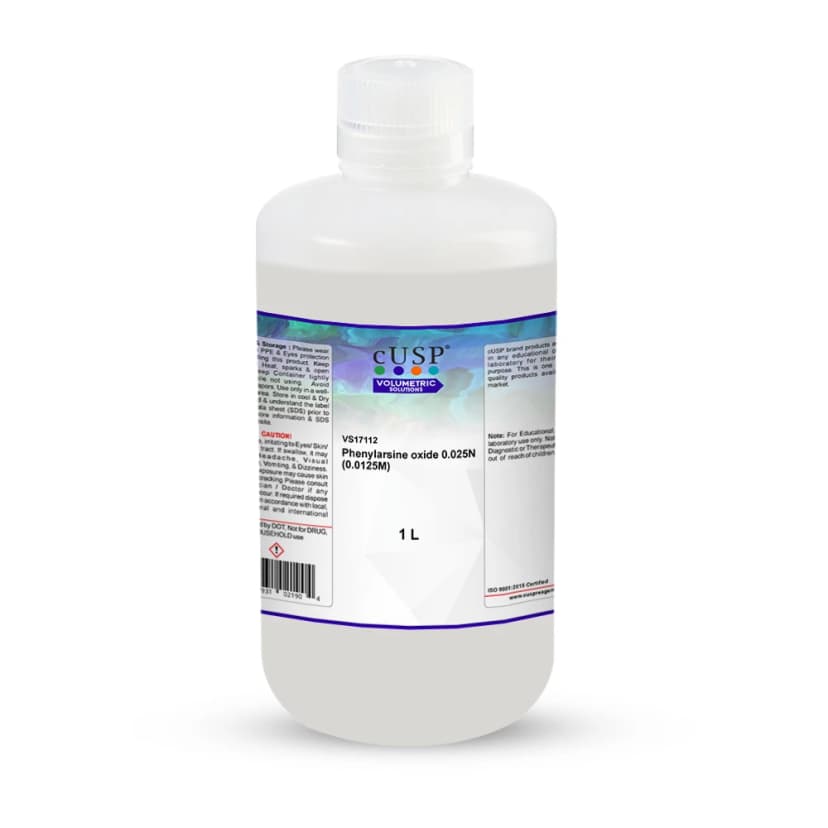 Phenylarsine Oxide 0.025N (0.0125M) - 1L