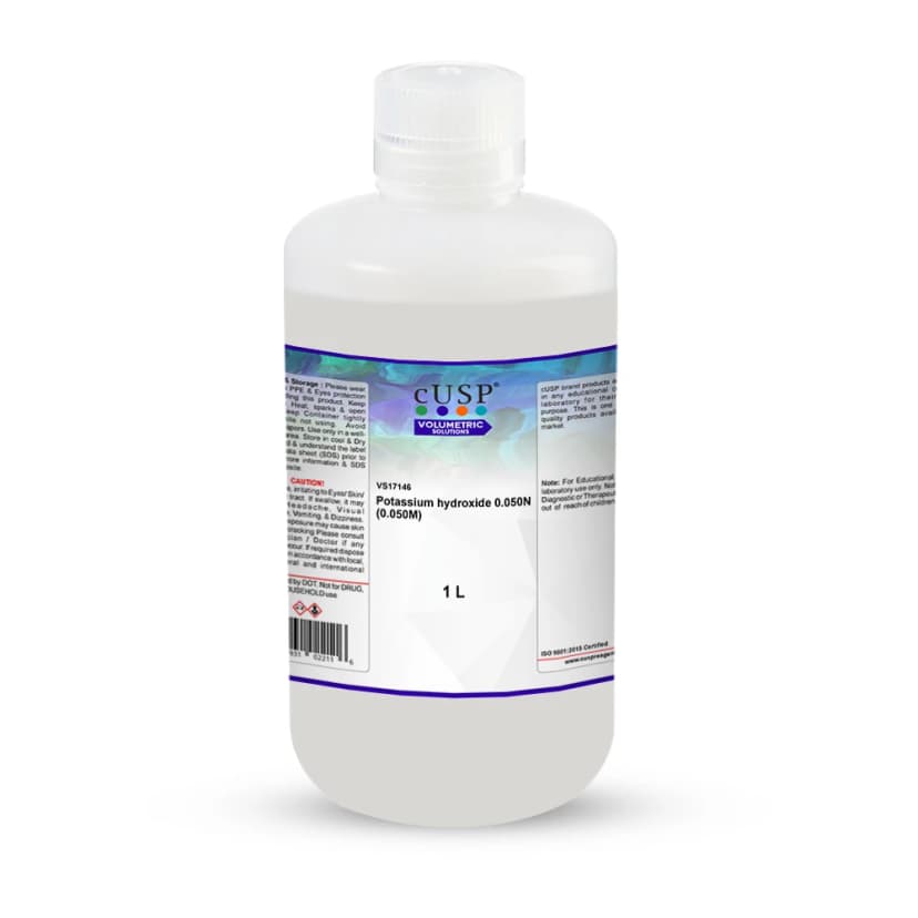 Potassium Hydroxide 0.050N (0.050M) - 1L