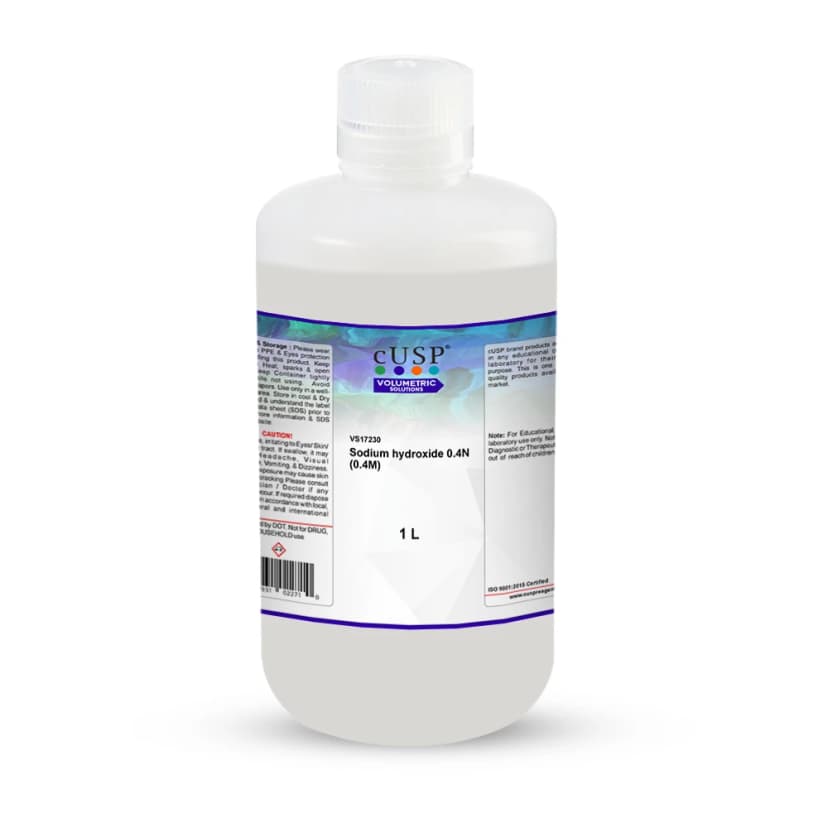 Sodium Hydroxide 0.400N (0.400M) - 1L