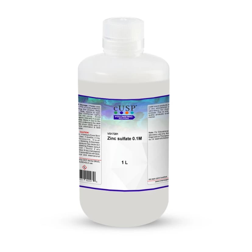 Zinc sulfate 0.1 M - 1L