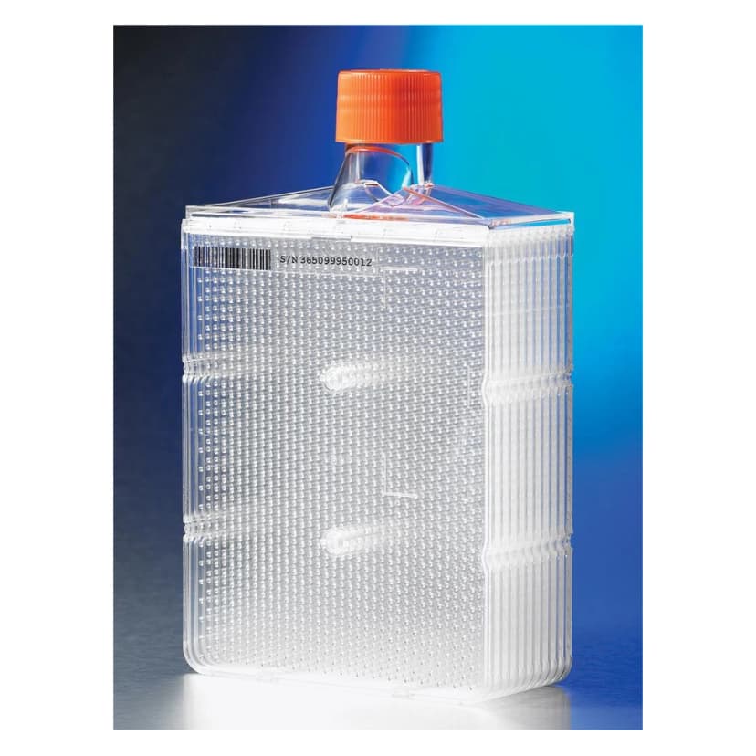 Corning CellBIND Surface HYPERFlask M Cell Culture Vessel, Treated, Sterile, Bar Coded, 4 per Bag, 24 per Case