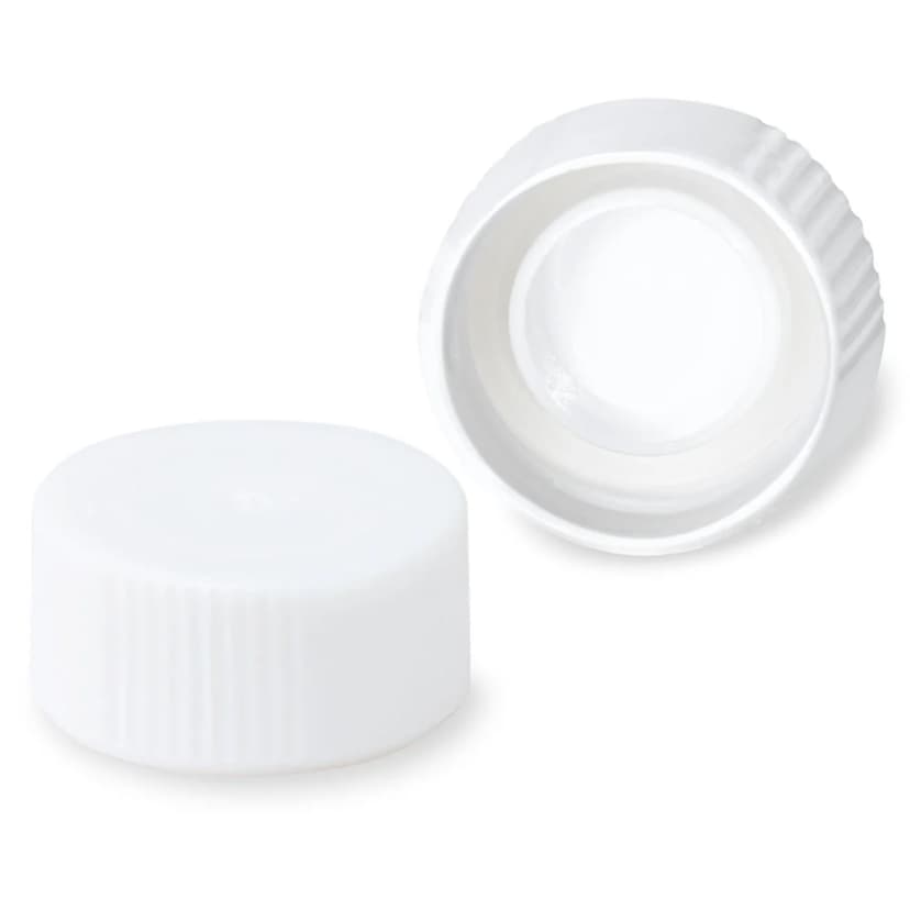 Screw Cap for Microtube, with O-Ring, White