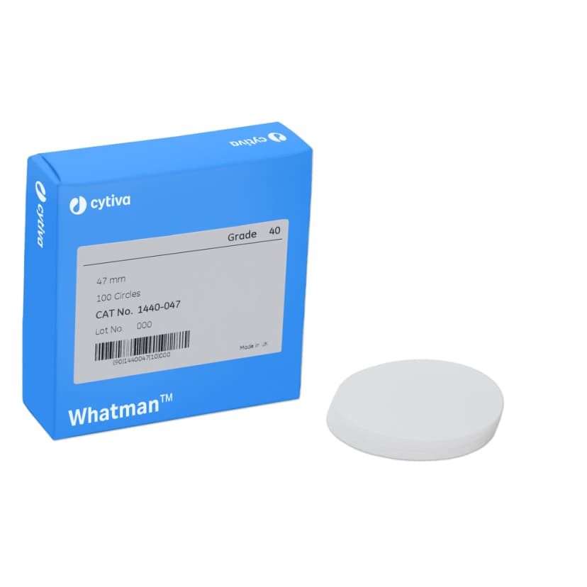 Filter Paper Grade No. 40, Quantitative, Ashless, Medium Retention - 9