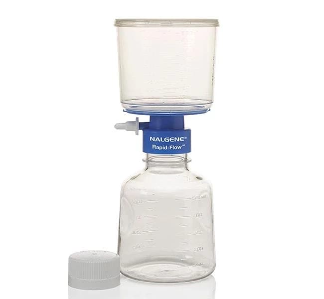 500 mL Rapid-Flow™ Filter Unit 0.45 µm aPES membrane, 75mm dia