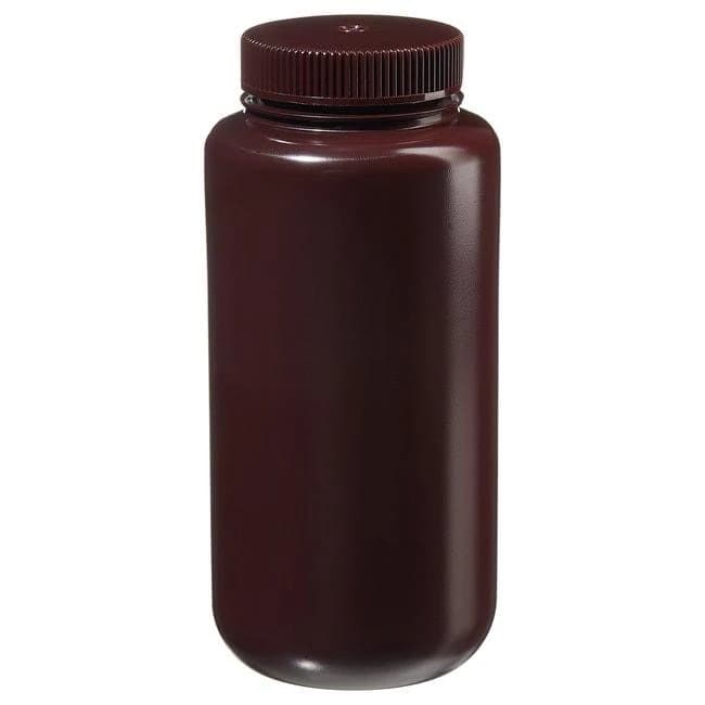 Packaging Bottle, Wide Mouth - HDPE, Amber 32 oz / 1000 mL (63-415)