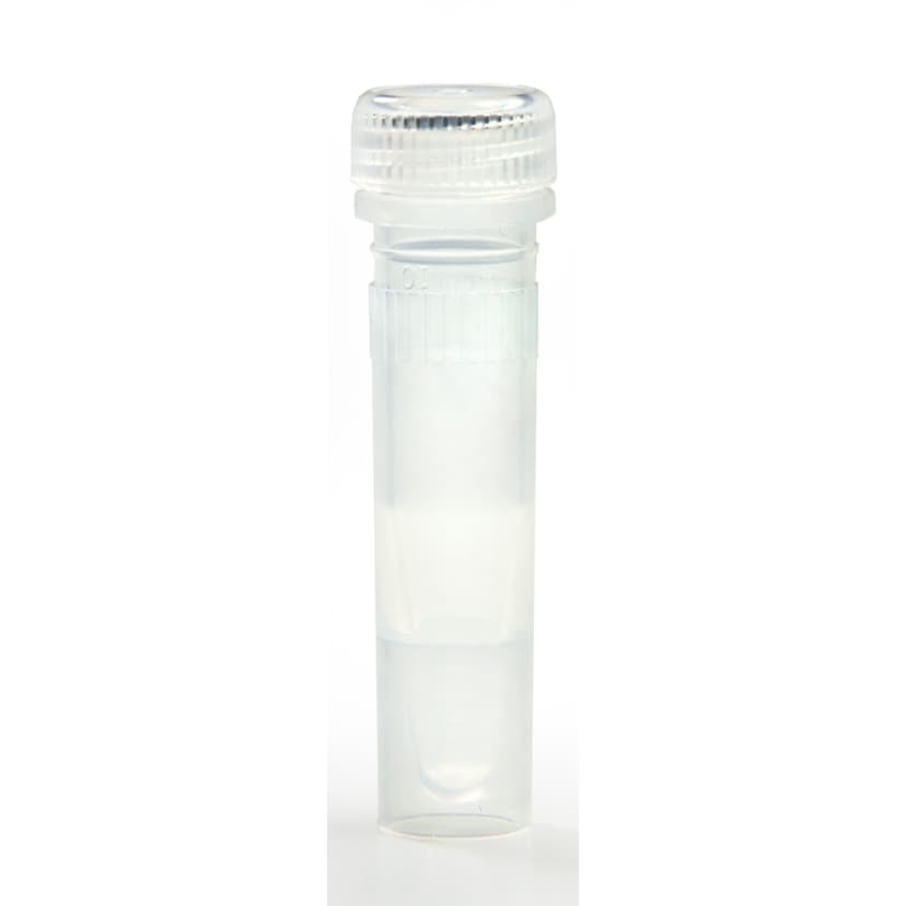 2.0ml Free Standing MC Tube with Screw Cap & O-Ring, Unattached, Clear