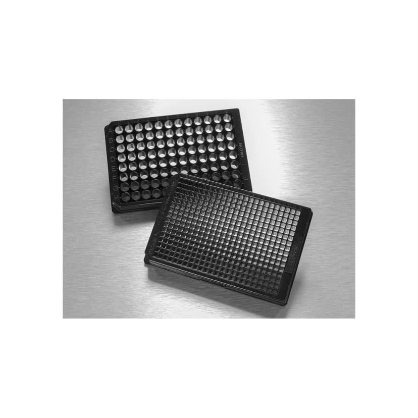 Falcon® 96 Well Black with Clear Flat Bottom TC-Treated Imaging Plate with Lid, 8/Pack, 32/Case