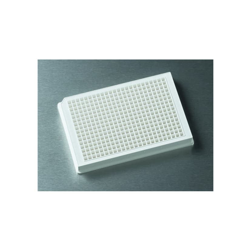 Corning 384 Well Low Flange White Flat Bottom Polystyrene NBS Microplate, 10 per Bag, without Lid, Nonsterile