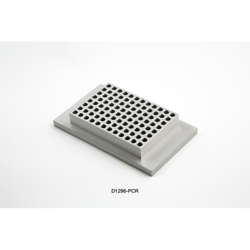 Dual block, 96 well PCR plate, skirted or nonskirted, for dual block unit only