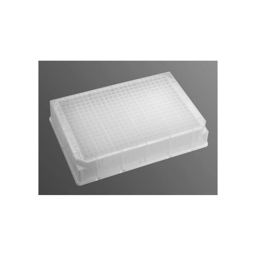 Axygen 384 Well Clear V-Bottom 240µL Polypropylene Deep Well Not Treated Plate, 5 per Pack, Nonsterile